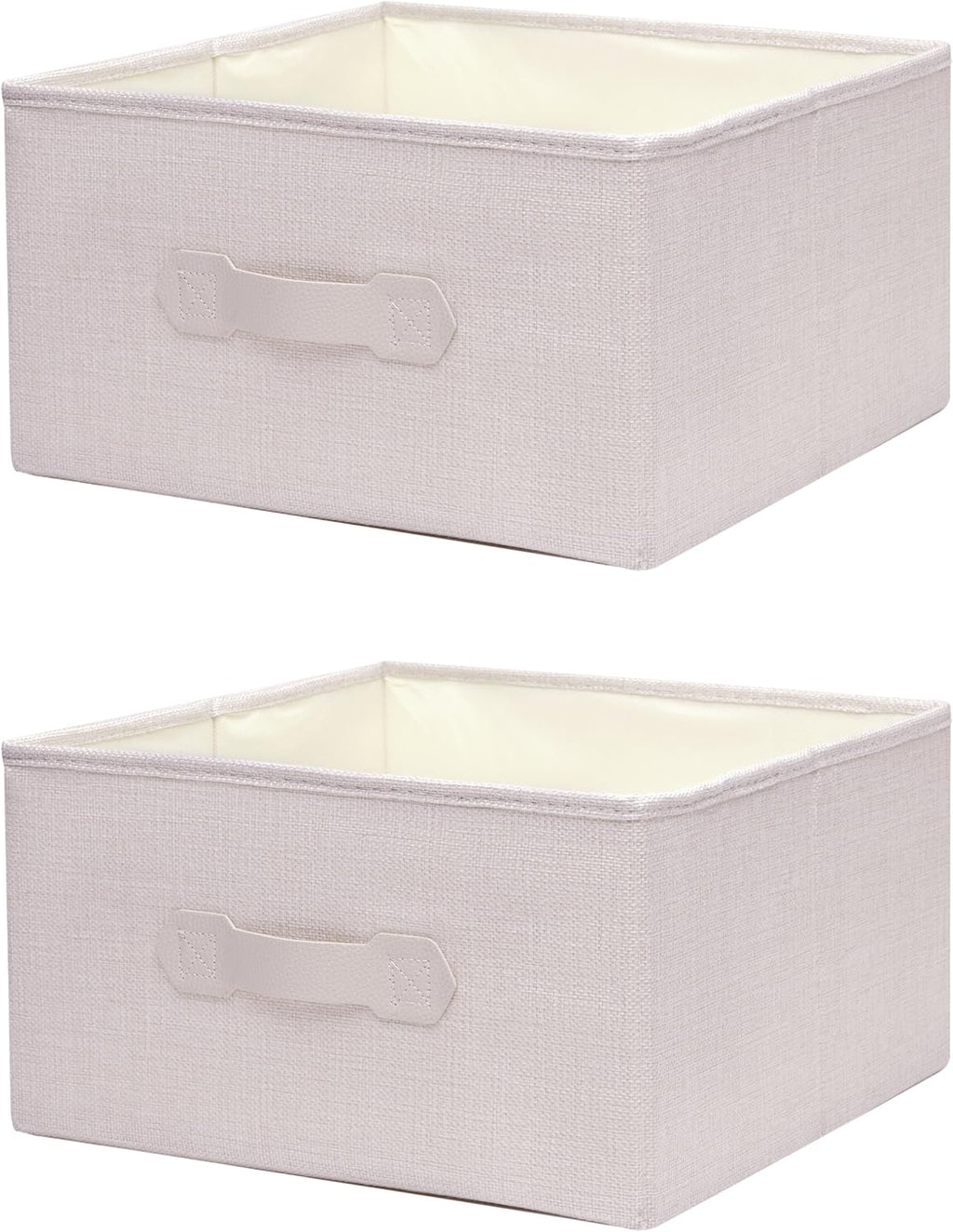 Large Hanging Sweater Organizer for Closet,Collapsible 6-Shelf Hanging Closet Shelves with Drawers, Washable (Beige -2 d)