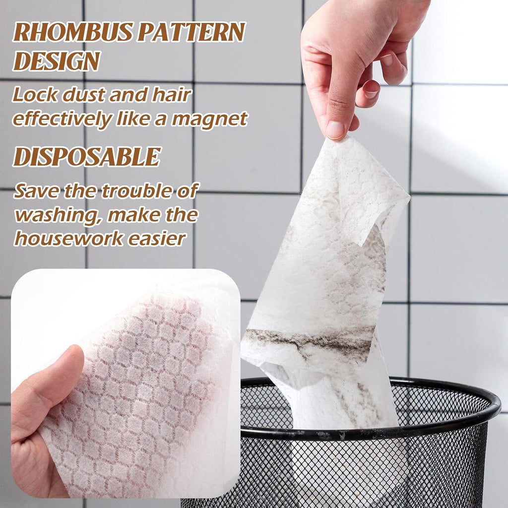 Hoolerry 900 Count Dry Sweeping Cloths Dry Mop Refills Sweeper Dusting Cloths Disposable Duster Refills Floor Mop Pads, 11.81 x 8.66 inch