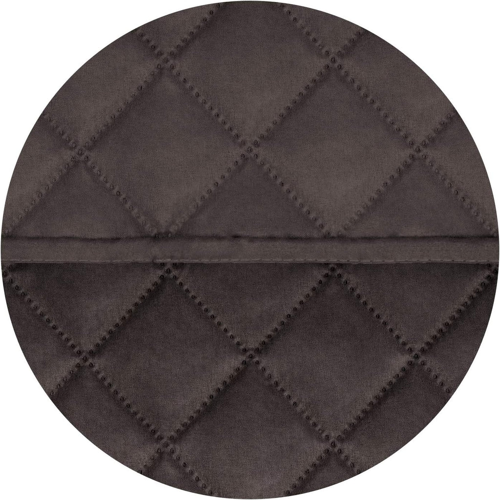 PureFit Reversible Quilted Sofa Cover, Water Resistant Slipcover Furniture Protector, Washable Couch Cover with Non Slip and Elastic Straps for Kids, Dogs, Pets (Small Recliner, Chocolate/Chocolate)
