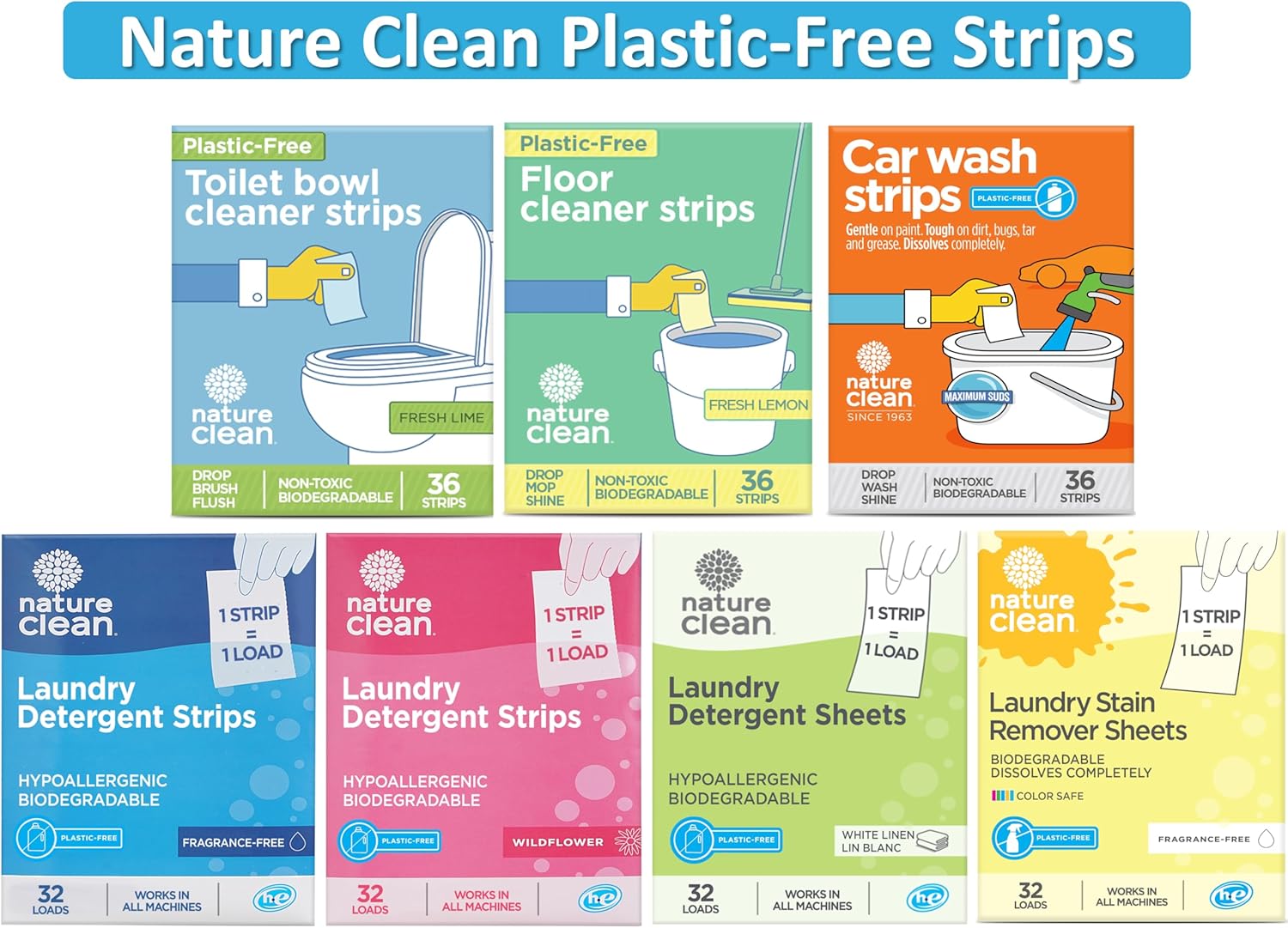 Nature Clean Natural Dishwasher Rinse Aid Liquid, Plant-Based Dishwasher Drying Agent with 99.7% Natural Ingredients, Unbelievable Power and No Nasty Chemicals. Hard Water Stain Remover. 8 oz 2-pack