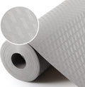 Light Gray Shelf Liners for Kitchen Cabinets Refrigerator Liners Waterproof & Oil-Proof Kitchen Cupboard Liner Drawer Mats EVA Material Non Adhesive Fridge Liner for Shelves 23.6 x 78.7 Inches