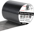 Wohohoho Window Screen Repair Tape, 2 in X 20 FT (240IN) Black Screen Patch Repair Kit, 3-Layer Strong Adhesive Invisible Screen Tape Mesh Repair for Windows, Doors Garage Mosquito Net Magnetic Screen