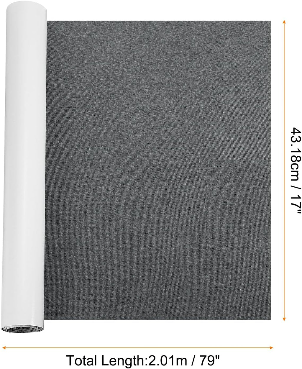Repair Patches Repair Tape Self-Adhesive DIY Repair Patch Linen Gear Patch for Sofa, Furniture, Chair, Clothing,Tents,17x79 Inch,Deep Grey