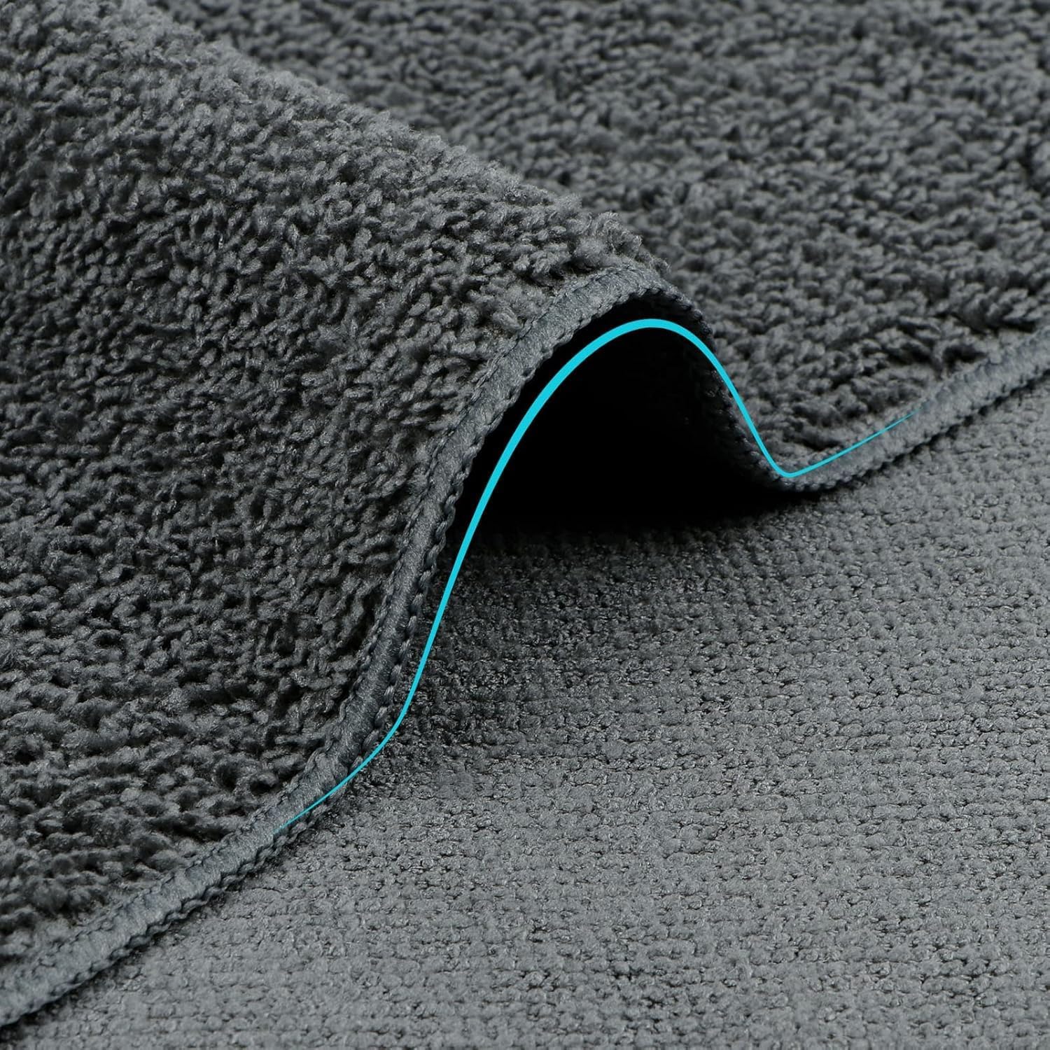 Orighty Microfiber Washcloths Bulk Towels Set 100 Pack, Highly Absorbent and Soft Feel Face Cloths, Multi-Purpose Wash Cloths & Hand Towels for Bathroom, Hotel, Spa, and Gym, 12x12 Inch, Grey