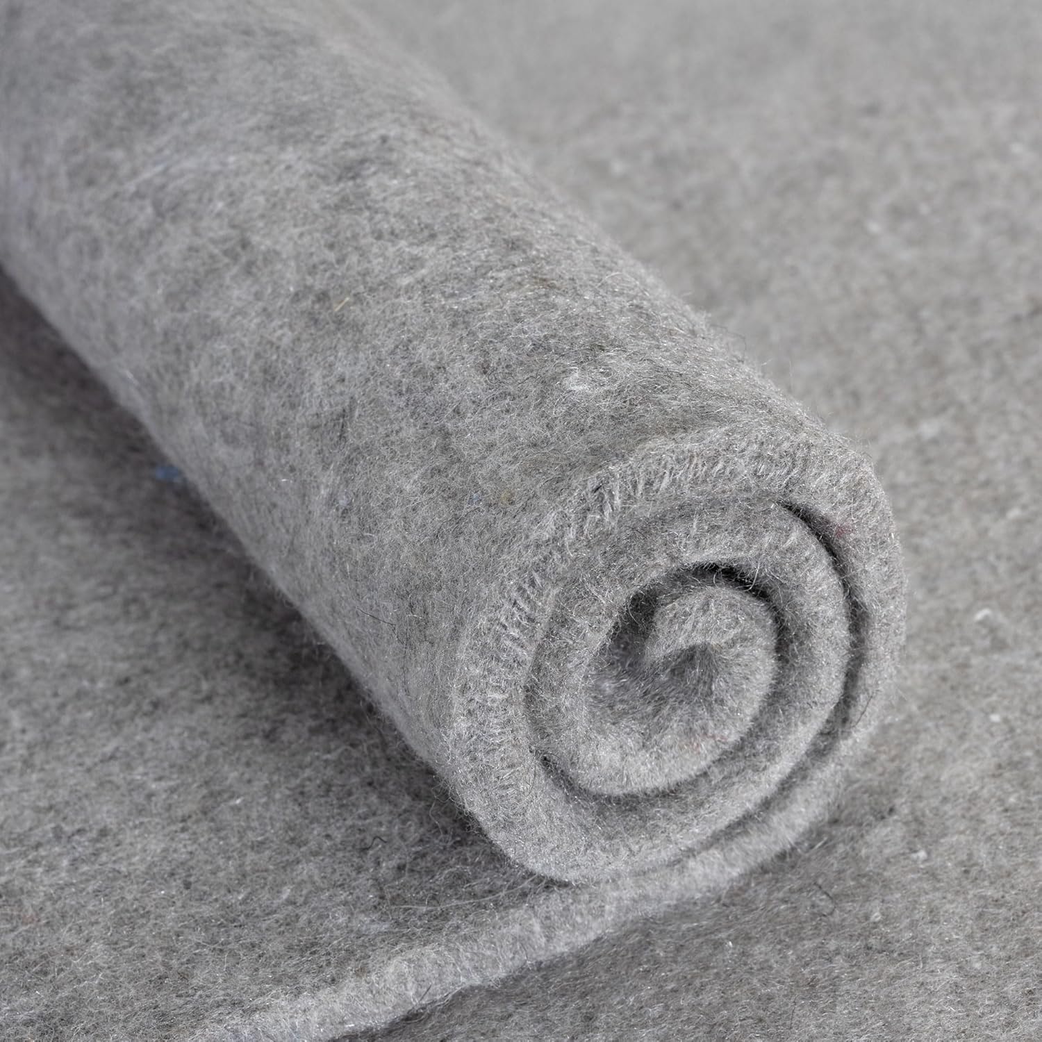 RUGPADUSA - Eco-Plush - 5'x8' - 1/2" Thick - 100% Felt - Luxurious Cushioned Rug Pad - Available in 3 Thicknesses, Many Custom Sizes