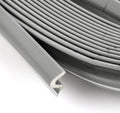Weather Stripping Door Seal Strip Soundproof Q Foam Tape, Exterior Door Insulation Strip for Large Gap, Easy to Install(Grey, 50FT)