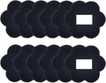 12-Pack Universal Trash Can Odor Absorbing Filters, Activated Charcoal Deodorizer for Trash Cans, Compost Buckets, Countertop and Recycle Bins (Flower)