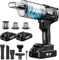 Handheld Vacuum Cleaner Cordless- 35000PA Strong Suction for Car & Home, Car Vacuum Portable Rechargeable Lightweight for Pet Hair with HEPA Filter, Quick Clean in Office/Desk/Couch (Black)