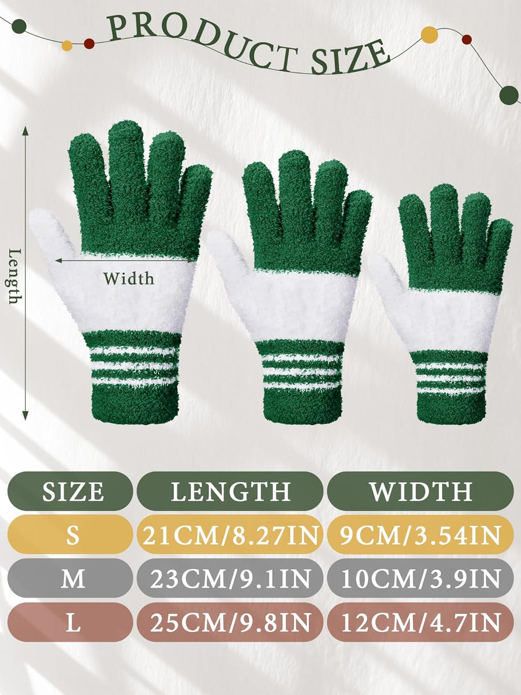 Patelai 3 Pairs Microfiber Plant Dusting Gloves Leaf Cleaning Gloves for Indoor Plants, Blinds, Furniture, House(Medium,Red, Green, Yellow)