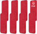 8 Pack 16.5 inch Reusable Mop Pads Microfiber Spray Mop Replacement Heads for Wet/Dry Mops Compatible with Bona Floor Care System
