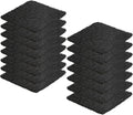 15 Pack Trash Can Odor Filter Refills for Trash Can and Compost Bin, Activated Charcoal Deodorizer Sheets for Indoor Kitchen Compost Bucket Countertop and Recycle Bin, Square 3.9 Inch