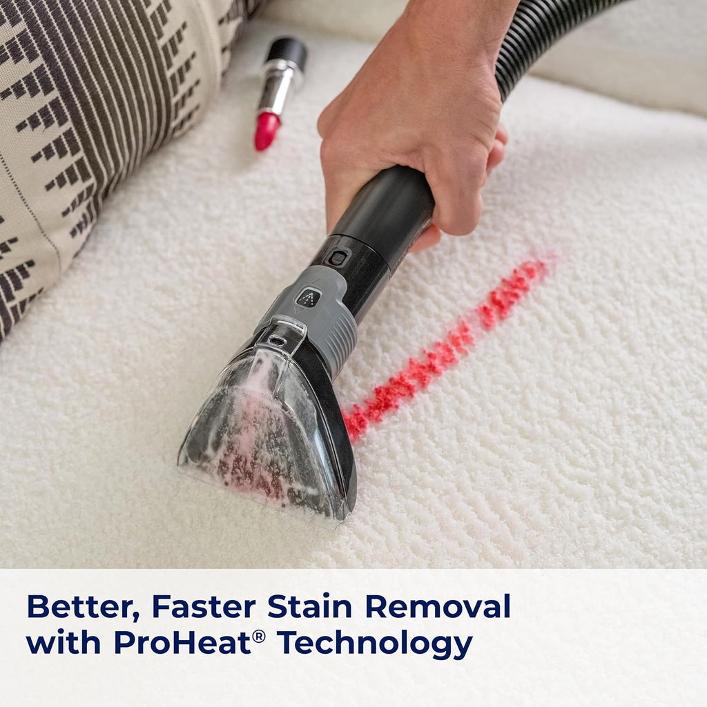 BISSELL® Little Green® Proheat® Pet, Portable Deep Cleaner with Heated Cleaning Technology, Self-Cleaning Tough Stain Tool and Pet Pro Oxy Triple Action Formula Included, 3969