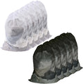 10-Pack Mesh Laundry Bags, 24 × 36 Inch Heavy-Duty Drawstring Mesh Bag Set (5 Black & 5 White) – Large Wash Bags for College, Dorm, Travel, Family & Apartment Use