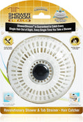 ShowerShroom Stealth Shower Hair Drain Catcher - Hair Stopper for Shower Drain, Bathtub, and Bathroom Sink, Will Not Impede Water Flow, Bathtub Hair Catcher for Drain with No Installation Required