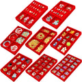 Earring Organizer Stackable Jewelry Storage Box Jewelry Drawer Organizer Removable Display Tray Organizer for Necklace Earring Ring