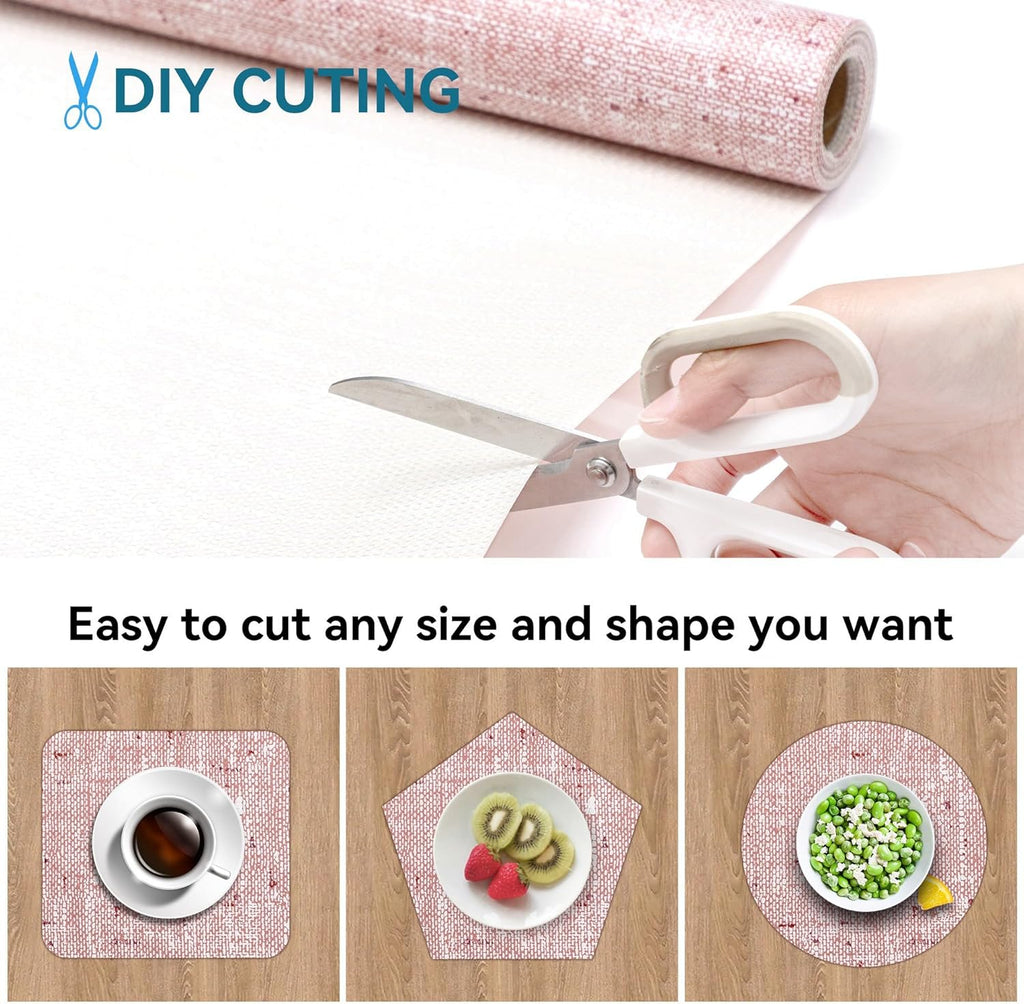 18 x 96 Inch Shelf Liner for Kitchen Cabinets Non Adhesive Kitchen Drawer Liner