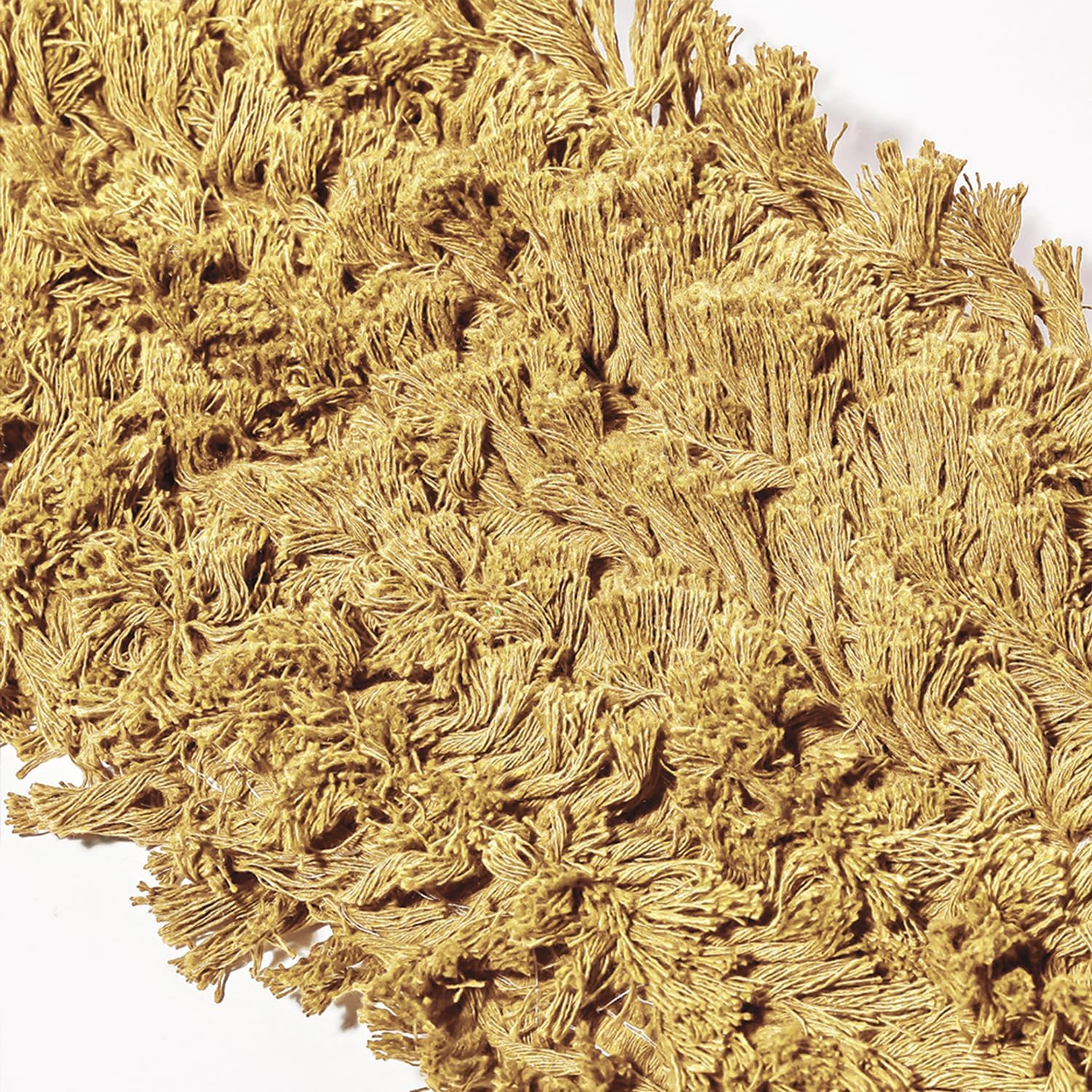 Commercial Dust Mop Replacement Head - 24 x 5 in. Cotton Nylon Reusable Mop Head- Industrial Dust Mop Refill for Floor Cleaning & Janitorial Supplies, Yellow