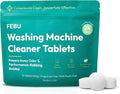 FEBU Washing Machine Cleaner Tablets Made in USA | Washer Machine Cleaner Tablets & Deodorizer | Removes Gunk & Grime | 7 Natural, Biodegradable, Plant-Based Ingredients | 24 Tablets - 12 Month Supply