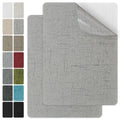 J.CARP 2Pcs Linen Repair Patches, Large Self-Adhesive Fabric Patch for Sofas, Couch, Furniture, Car Seats (8 * 11 inches-2PCS Floral Gray)