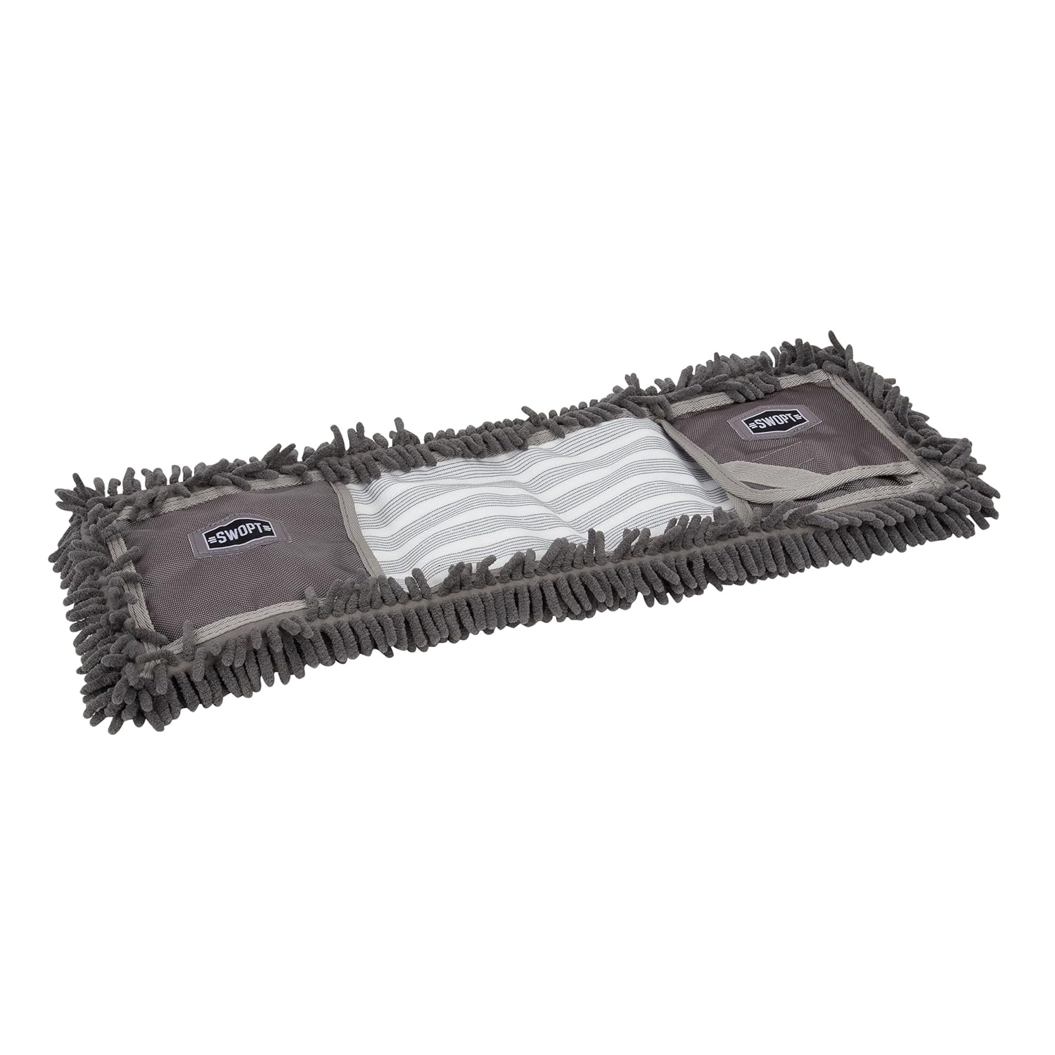 SWOPT 24” Microfiber Dust Mop Refill – Microfiber Cleaning Pads for Use on Wood, Laminate, Tile – Interchangeable with All SWOPT Cleaning Products for More Efficient Cleaning and Storage