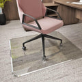 Exclusive Beveled Edge Glass Chair Mat for a Smooth Glide and Easy Roll On/Off by Clearly Innovative, Ultimate Office Chair Mat for Carpet or Hardwood Floor, 45x53