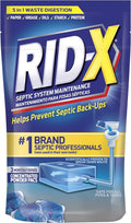 Rid-X Septic System Treatment, Septic Tank Treatment, 3-Monthly Supply Dual Action Septi-Pacs - 3.2 oz
