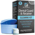 Retainer Cleaner and Soak Container, No-Mess Cleaning Tablets with Universal Denture Bath Case and Strainer, Multipurpose, for Mouth Guard Stains, Odor, and Plaque (92 Tablets + 1 Bath) by M3 Naturals