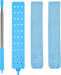 Retractable Gap Duster Cleaner Cleaning Tools with 2 Microfiber Dusting Cloths Washable Duster for Cleaning Under Appliances Furniture Couch Fridge