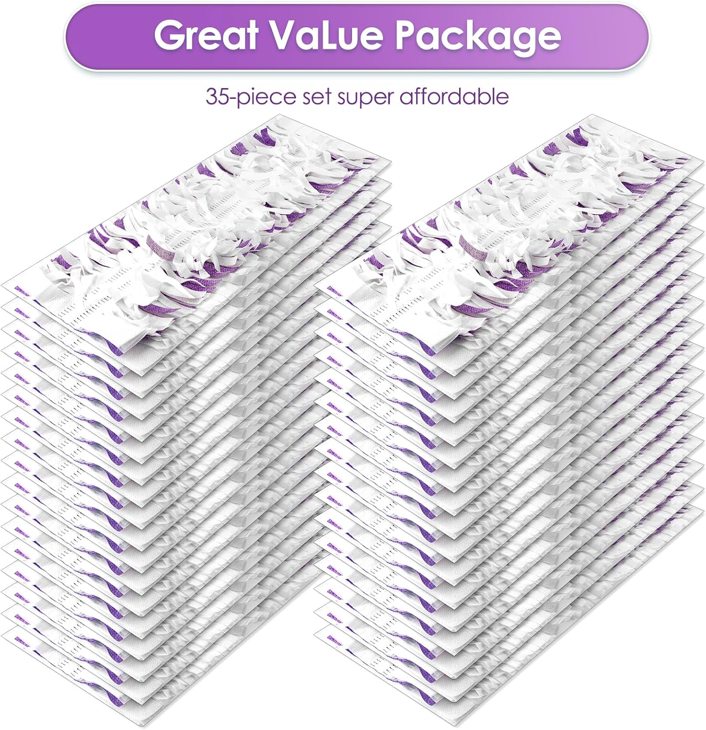 (35 Pack) Replacement Power Mop Pads for Swiffer PowerMop, Disposable PowerMop Mopping Pad Refills Compatible with Swiffer PowerMop, Multi-Surface Mop Pad Refills for Floor Cleaning