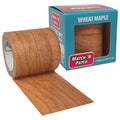 MATCH 'N PATCH Realistic Wood Grain Repair Tape - Durable Multi-Use Adhesive Tape for Furniture, Floors, Cabinets, Windows, Doors, RV, Home Decor & DIY Projects - Wheat Maple, 2.25 in x 15 feet
