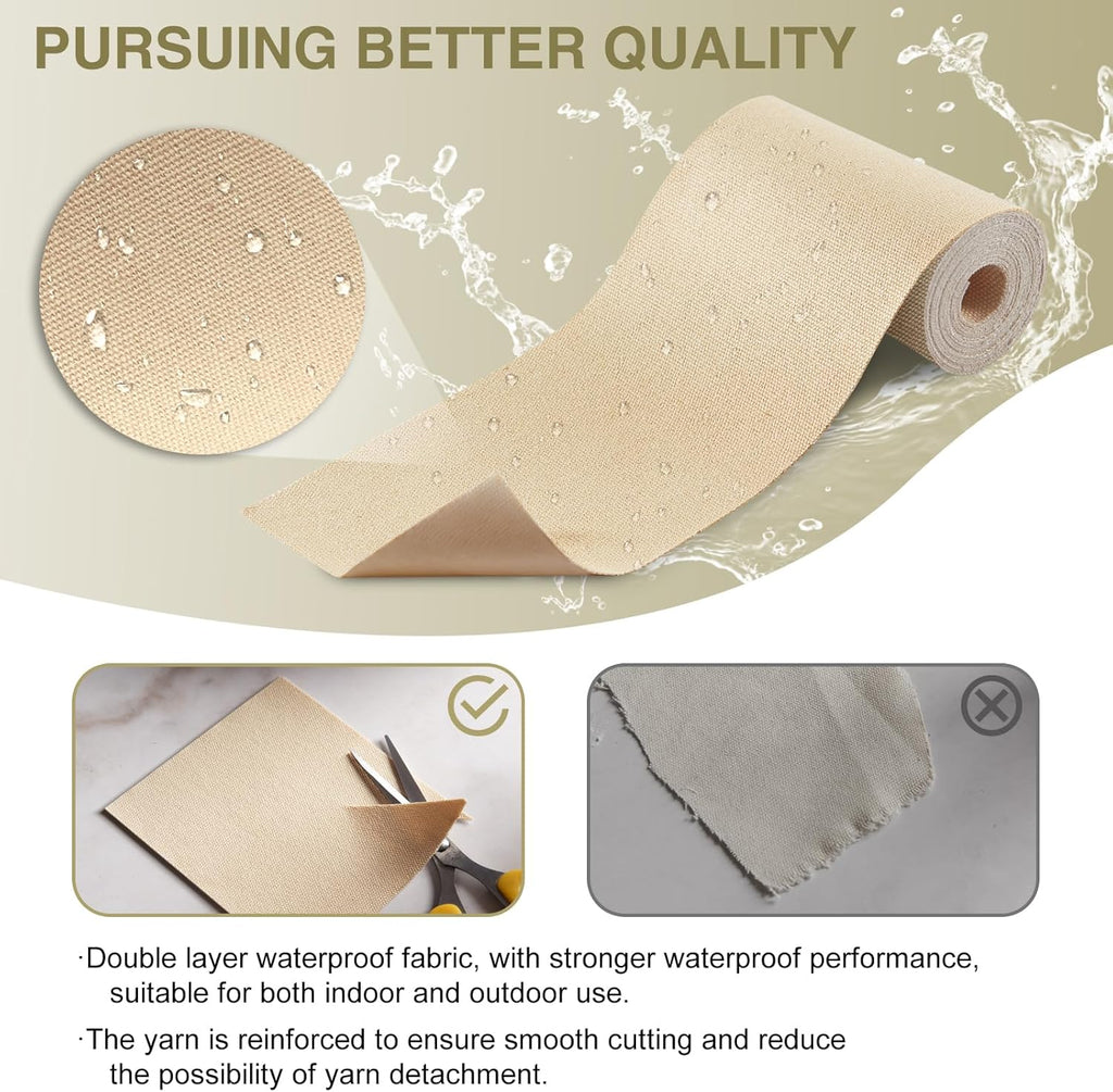Canvas Repair Tape 4×70 Inch Waterproof Self-Adhesive Fabric Repair Patch for Repairing Boat Covers,Tents,Patio Umbrellas,Car Seats,Luggage,Sofas.(Burgundy)