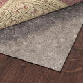 Ottomanson 3' x 3' Non-Slip Rug Pad Gripper 1/4 Inch Thick Dual Surface Felt + Rubber Gripper - Safe for All Floors, Brown
