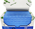 Multi-Use Reusable Cloths - Heavy Duty Wipes for Kitchen, Bathroom & Car (50 Count (Pack of 1))