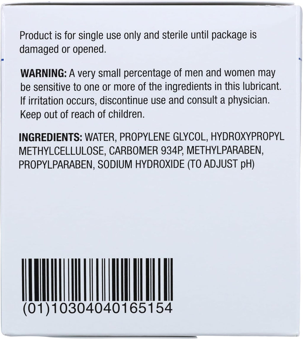 Henry Schein Sterile Lubricating Jelly – 3g Single-Use Packets, Ideal for Medical and Clinical Applications, Convenient Box of 144 Individually Sealed Packets for Hygiene and Precision