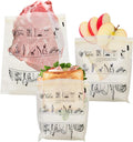 Compostable Food Storage Bags 110 Count, Extra Thick and Reusable, Eco-Friendly, Certified US BPI ASTM D6400 Europe OK Compost, Variety Pack for 50 Sandwich, 30 Quart, 30 Gallon