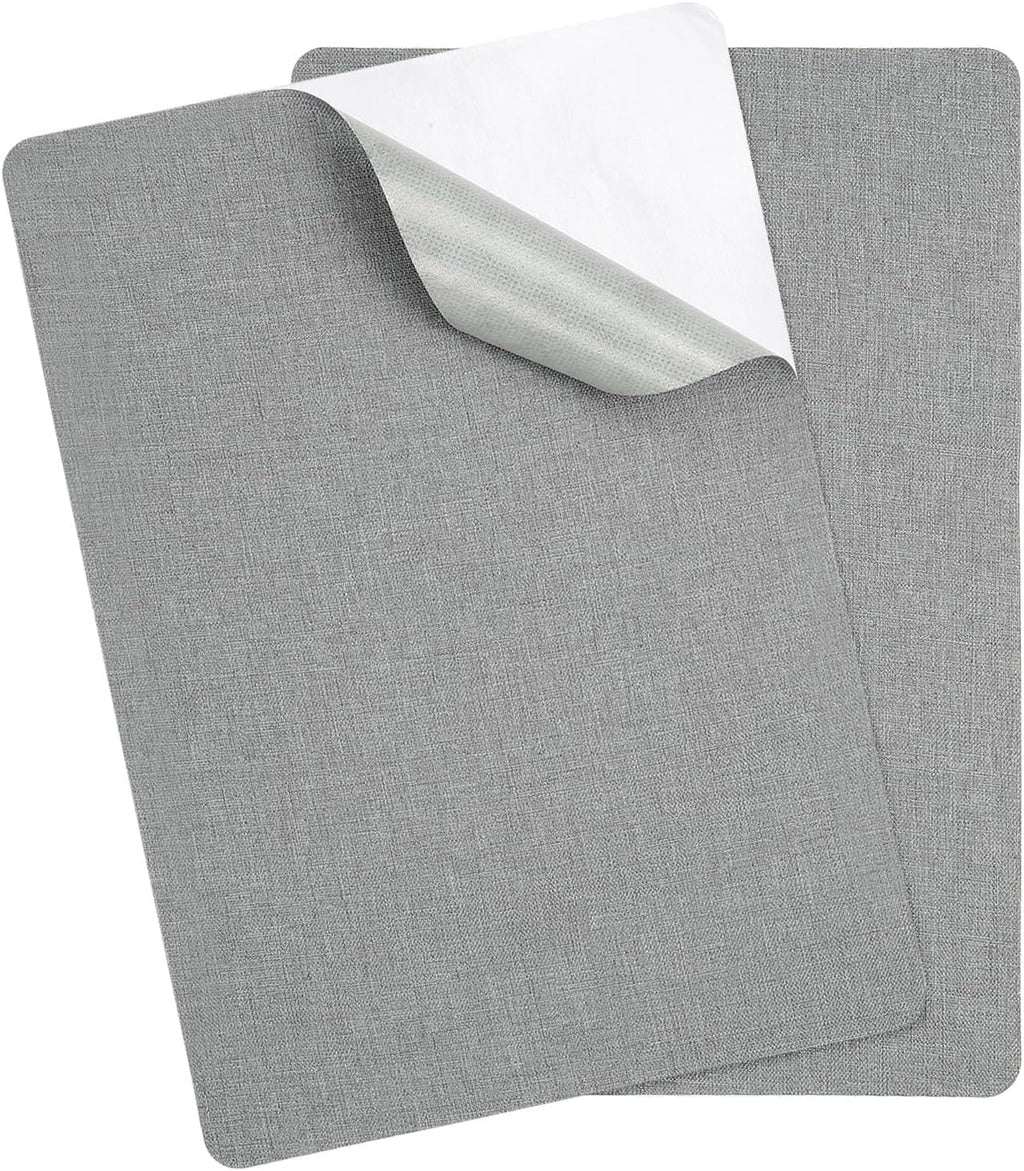 PATIKIL 8x11 Inch Linen Repair Patches, 2Pcs Self-Adhesive Fabric Patch for Sofas Tote Bags Furniture Car Seats Clothes Tents, Light Blue