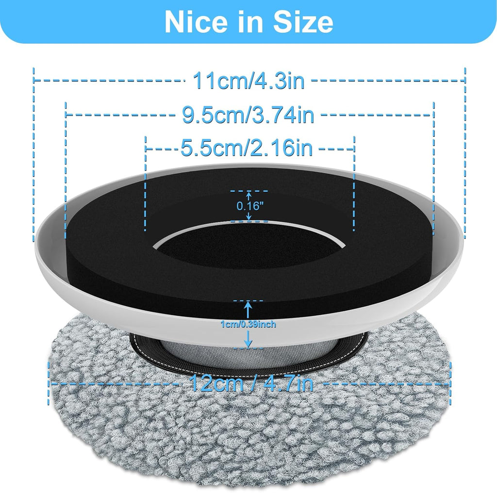 New Upgrade Furniture Movers Sliders, 4+4 Pack 4.3" Multi-Surface Furniture Sliders with Groove Design, Round 4PCS Moving Pads and 4 Hardwood Socks, Protect Floor and Easily Move Furniture