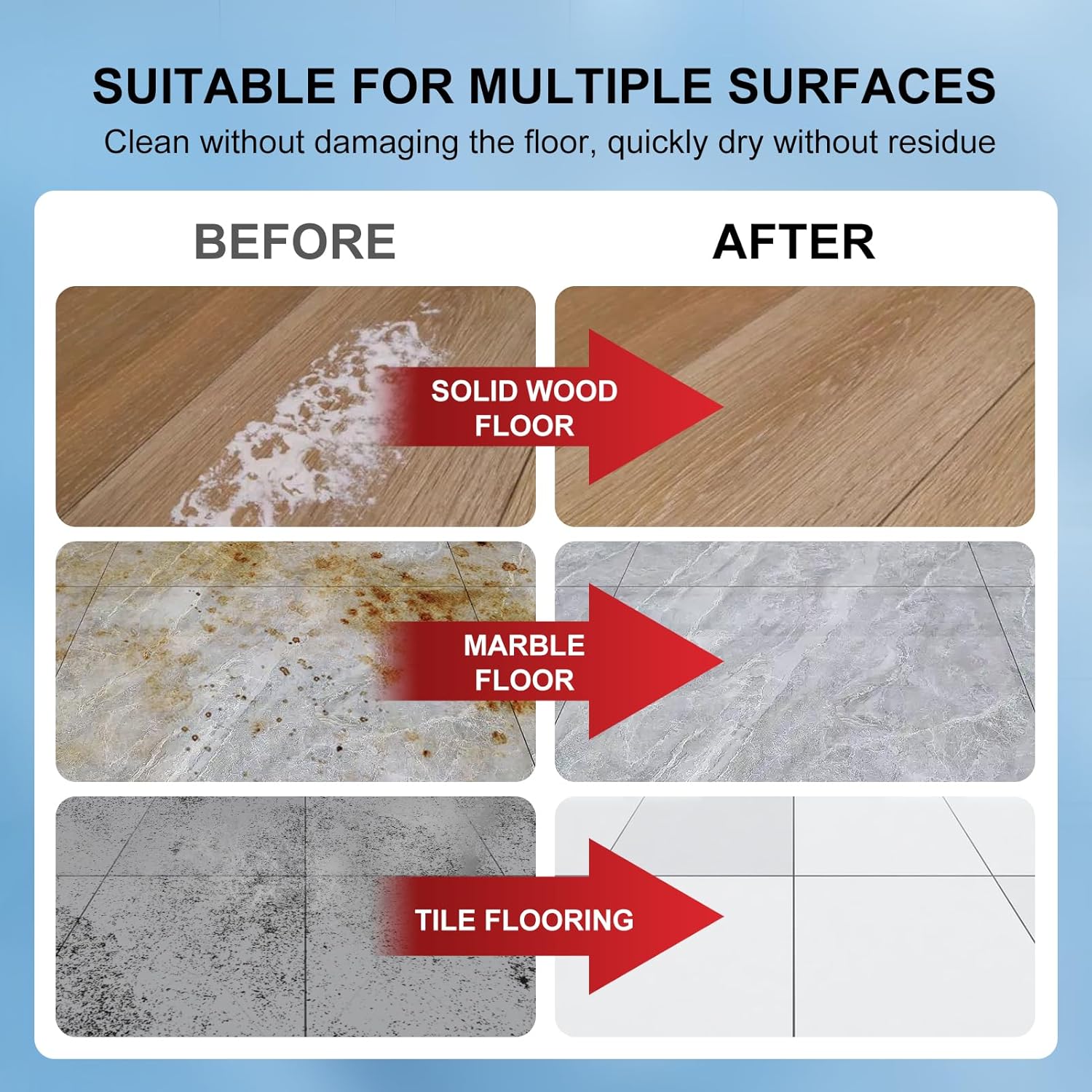 5 Bottles Compatible with Tineco Cleaning Solution Pet 500ml Per Bottle Orange Scents Floor Cleaner Compatible with All Robot Vacuums with Mopping and Cordless Wet/Dry Vacuum (Orange Scents)