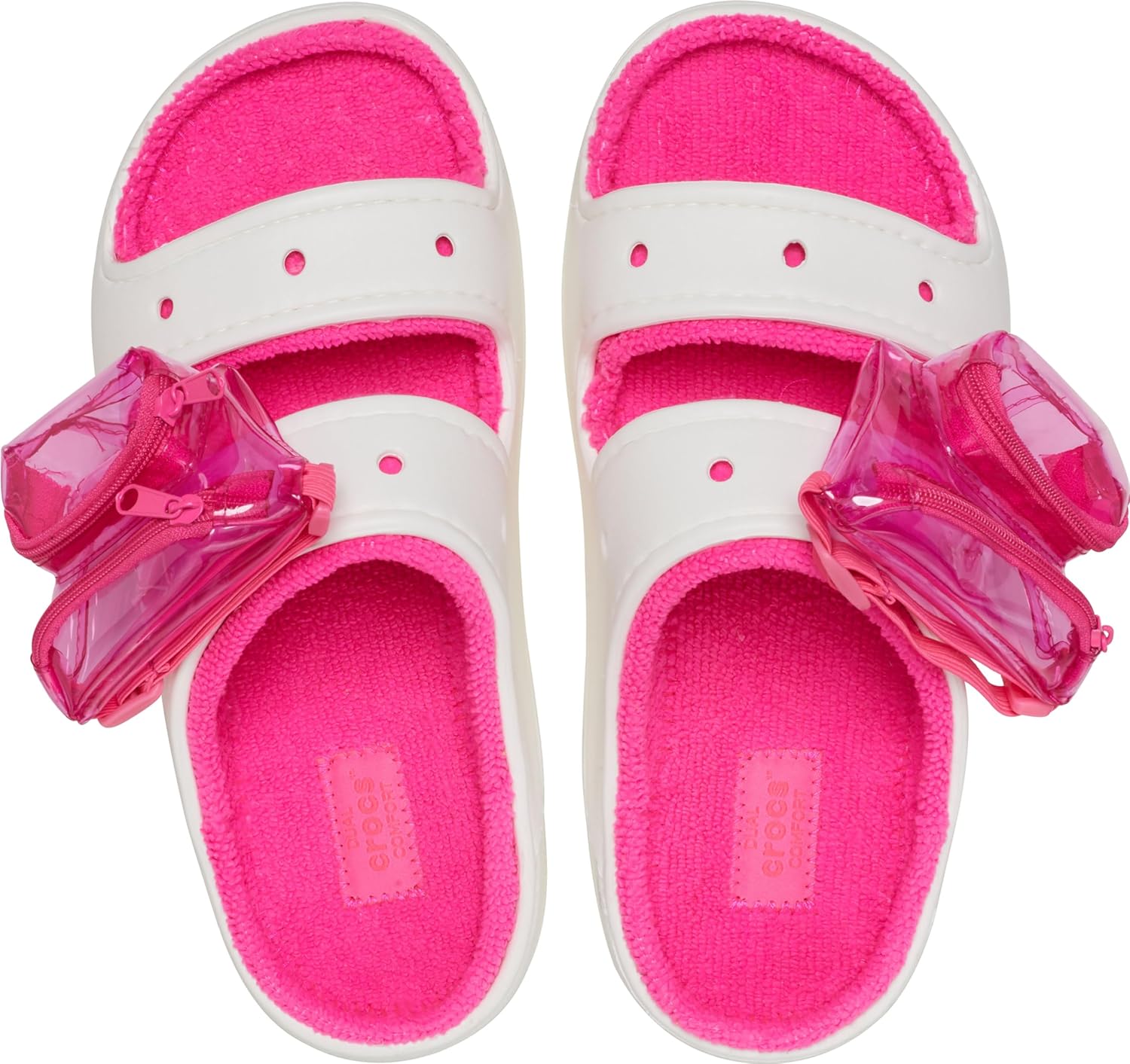 Crocs Unisex Adult Classic Cozzzy Towel Sandals, Fuzzy Slippers and Slides