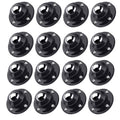 PlusRoc 16 Pack 1 Inch Self Adhesive Caster Wheels for Furniture Mop Bucket, Load Capacity 28 LBS Per Wheel, Low Profile Swivel Wheels for Small Appliance Storage Bins