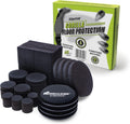 Slipstick GorillaPads Non-Slip Furniture Pads & Furniture Sliders Variety Pack (68 Pieces) Protects a Wide Range of Furniture & Floors, Whole House Furniture Gripper Slider Floor Protector Kit Black