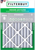 Filterbuy 25x29x4 Air Filter MERV 8 (MPR 700) Dust Defense Replacement (1-Pack), Electrostatic Pleated HVAC AC Furnace Filters, Made in USA (Actual Size: 24.38 x 28.38 x 3.63)