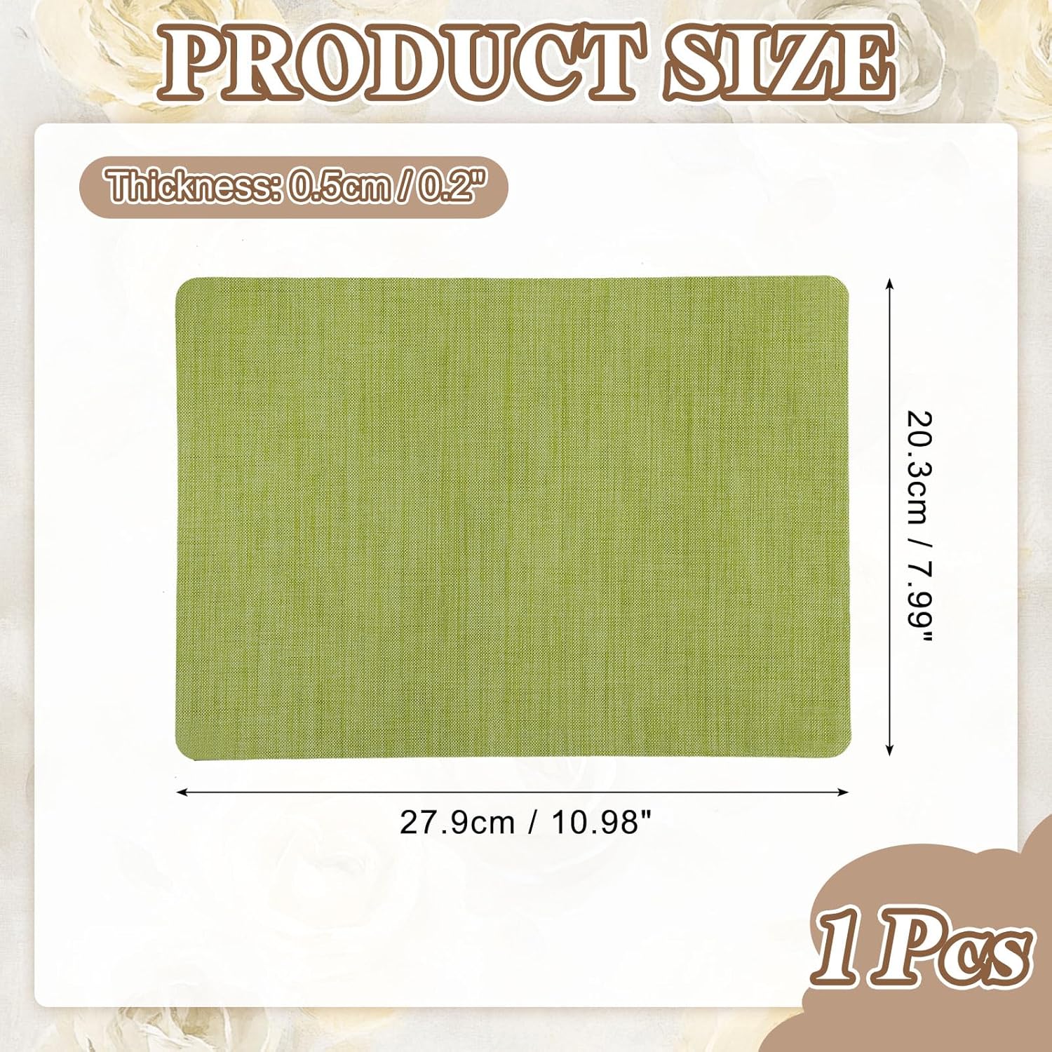PATIKIL Linen Repair Patch, 8 x 11 Inch Self-Adhesive Linen Fabric Repair Patches for Sofa Couch Clothes Handbag Tents Car Seats Furniture, Grass Green