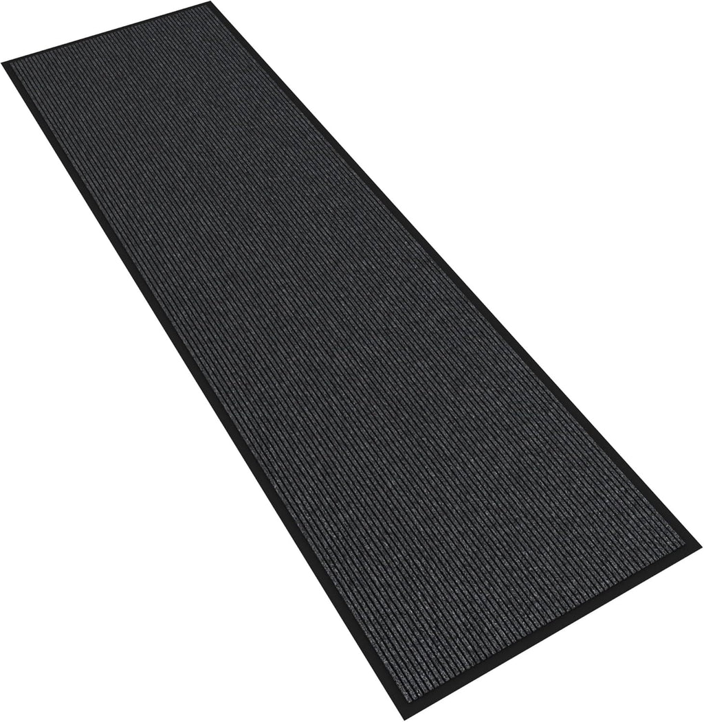 Front Door Mat, 10' x 36" Heavy Duty Indoor Outdoor Doormat, Non-Slip Welcome Mats for Entryway, Rubber Backing Low Profile Commercial Door Mats