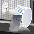 Super Strong Adhesion Screen Repair Tape Replacement Kit, Made of 3M, Screen Tape Mesh Repair for Window Screen and Screen Door Tears Holes, Grey 1.97In X 6.57Ft