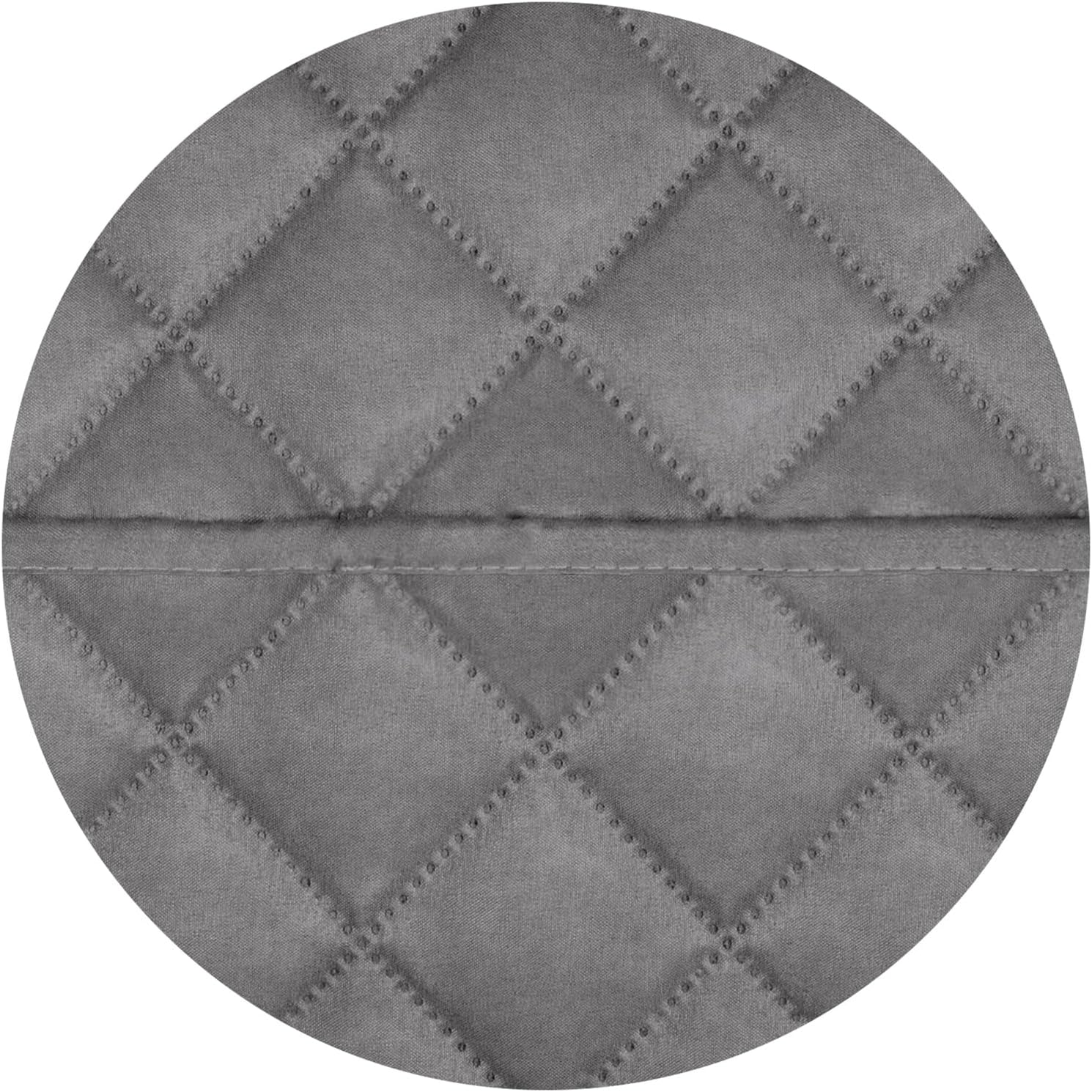 PureFit Reversible Quilted Sofa Cover, Water Resistant Slipcover Furniture Protector, Washable Couch Cover with Non Slip and Elastic Straps for Kids, Dogs, Pets (Oversized Loveseat, Gray/Gray)