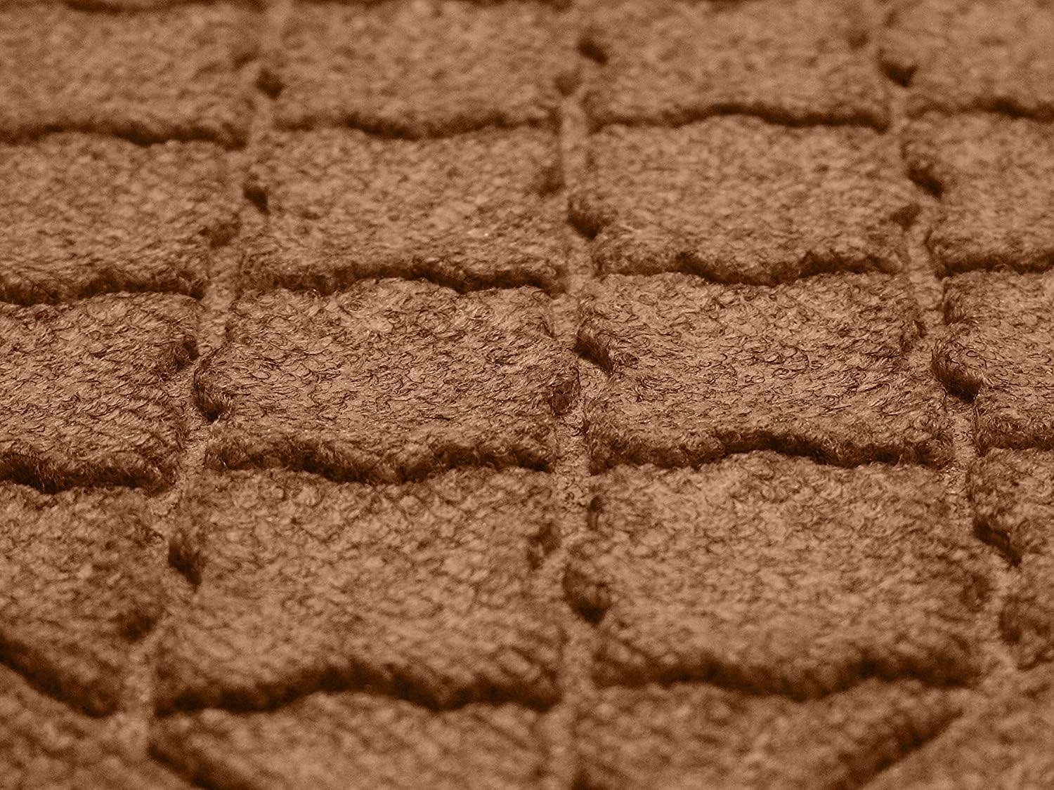 WaterHog Heavy Duty Doorway Mat, 4' x 6', Made in USA, Durable & Skid-Resistant Entryway Mat, Water-Trapping, Indoor/Outdoor Decorative Floor Covering, Cordova Collection, Dark Brown