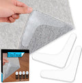 24 PCS Carpet Tape,Carpet Edge Anti - Curling Fixer, Non-Slip Carpet Pad Suitable for Tiles and Hardwood Floors (24PCS L Shape)