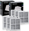 SEISSO LT120F Fresh Refrigerator Air Filter Replacement for LG, Compatible with Kenmore - Freshen up Refrigerator Air, Absorb Odors - 6 Packs