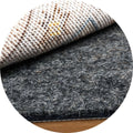BAGAIL Felt and Natural Rubber Backing Rug Pads 1/8” Thick, Round 4 Feet Non Slip Rug Gripper Keep Rugs in Place, Under Area Rug Protective Cushioned Pads, Carpet Runners, Hardwood Floors Protection